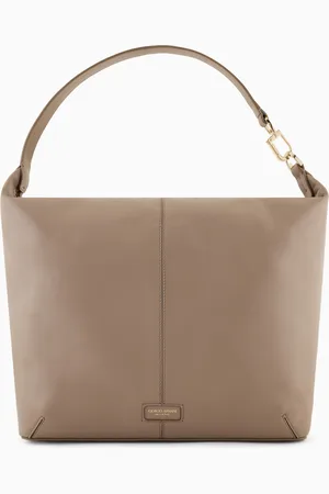 Giorgio Armani ASV Hobo Bag la Prima in großer Größe aus Lacknappaleder