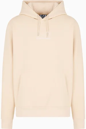EA7 Core Identity Unisex-Sweatshirt mit Kapuze aus einer Baumwollmischung