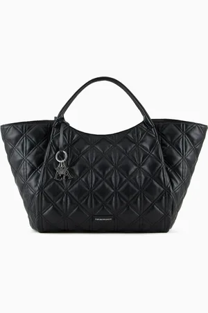 Emporio Armani Gestepptem Maxi-Shopper mit Nappa-Effekt