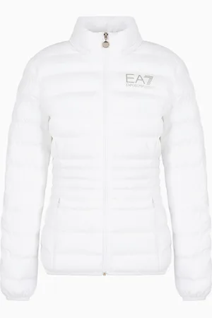 EA7 Core Lady wattierte Jacke aus recyceltem Funktionsgewebe mit Kapuze
