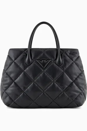 Emporio Armani Große Handtasche in gesteppter Nappa-Optik