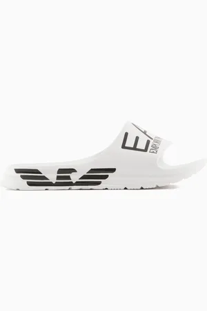 EA7 Crusher Distance Pantoletten mit Maxi-Logo