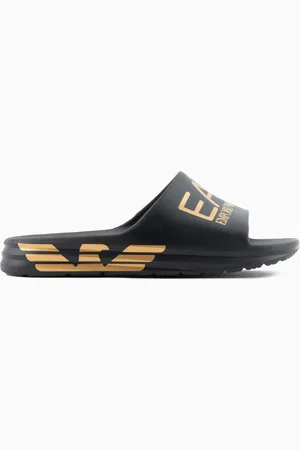 EA7 Crusher Distance Pantoletten mit Maxi-Logo