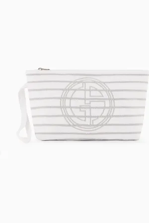 Giorgio Armani Handtasche aus Baumwollfrottee