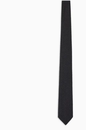 Giorgio Armani Krawatte aus reiner Seide in Jacquard-Stoff-Verarbeitung mit Mikro-Punkten