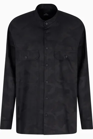 Armani Exchange Lyocell-Hemd mit bequemer Passform