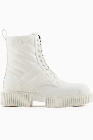 Armani Exchange Amphibien aus gestepptem Leder