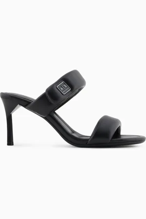 Armani Exchange Absatzsandalen mit zwei Riemen