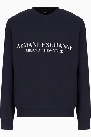 Armani Exchange Sweatshirt mit Rundhalsausschnitt aus Mailand/New York