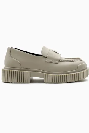 Armani Exchange Loafer aus Leder mit Logo