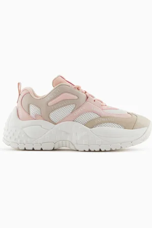 Armani Exchange Chunky Sneaker mit kontrastierenden Einsätzen