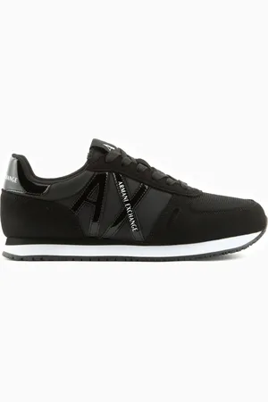 Armani Exchange Mikrofaser-Sneaker mit Logo