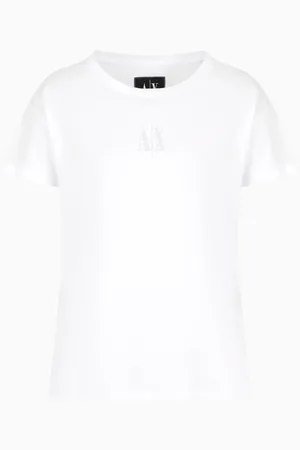 Armani Exchange Boyfriend-T-Shirt mit Icon-Logo