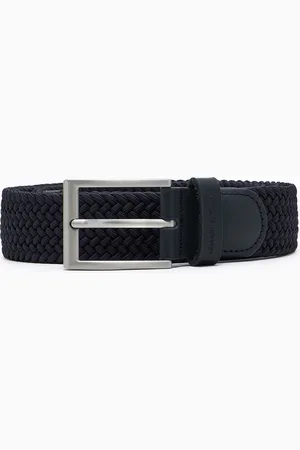 Armani Exchange Gürtel aus gewebtem Stoff