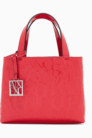 Armani Exchange Kleine Handtasche mit Allover-Logo