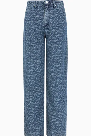 Armani Exchange Jeans im Relaxed Fit mit ASV-Allover-Logo
