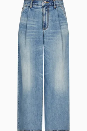 Armani Exchange ASV – Jeans mit superweitem Bein und Bügelfalten