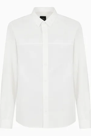 Armani Exchange Popeline-Hemd im Regular Fit