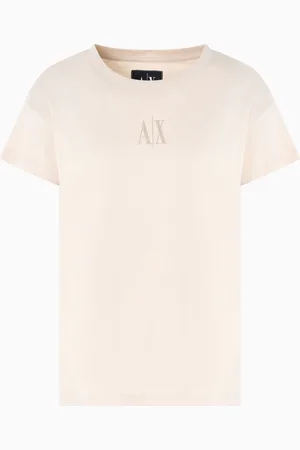 Armani Exchange Boyfriend-T-Shirt mit Icon-Logo