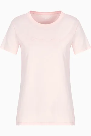 Armani Exchange Jersey-T-Shirt mit normaler Passform
