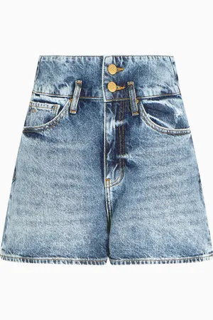 Armani Exchange Jeansshorts mit Used-Effekt