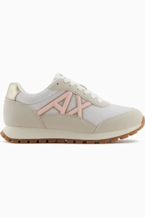 Armani Exchange Sneaker mit kontrastierendem Logo
