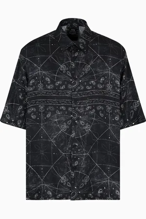 Armani Exchange ASV Viskose-Kurzarmhemd