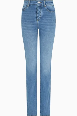 Armani Exchange Slim Fit Jeans aus Stretch-Baumwolle in Mittelblau