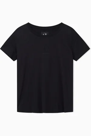 Armani Exchange Boyfriend-T-Shirt mit Icon-Logo
