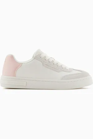 Armani Exchange Sneaker mit Kontrastdetail auf der Rückseite