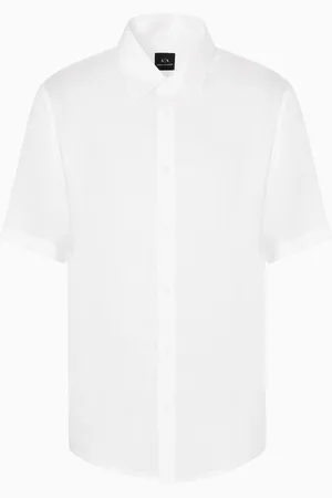 Armani Exchange Hemd im Regular Fit aus Lyocell-Twill