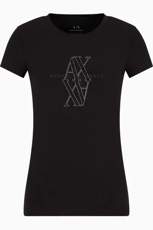 Armani Exchange Slim Fit T-Shirt mit gesticktem Logo