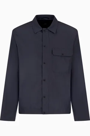 Armani Exchange Stretch-Funktionshemd im Slim Fit
