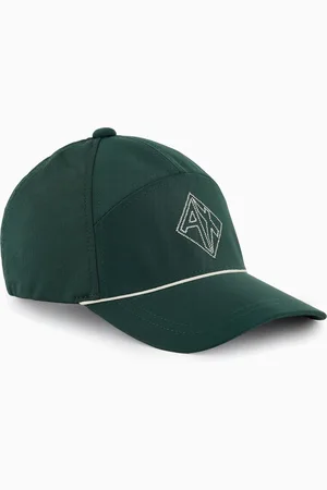 Armani Exchange Schirmmütze aus Satinstoff mit Logo