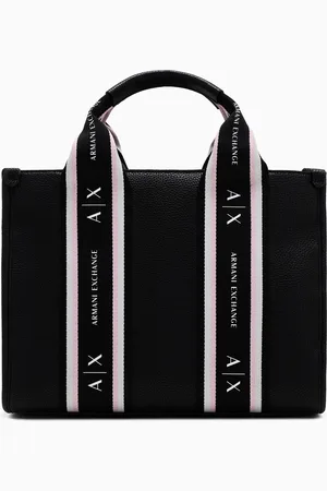 Armani Exchange Shopper-Tasche mit kontrastierenden Bändern