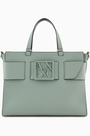 Armani Exchange Große Tragetasche mit Doppelgriffen und Schultergurt