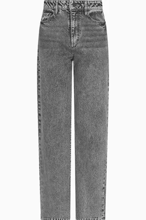 Armani Exchange Relaxed Fit Jeans aus steifem Denim