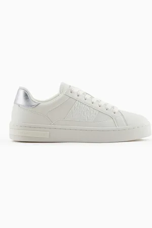 Armani Exchange Sneaker mit Logo-Einsatz und Metalldetail