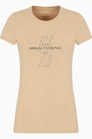 Armani Exchange Slim Fit T-Shirt mit gesticktem Logo