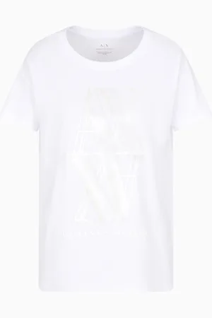Armani Exchange T-Shirt im Relaxed Fit mit Maxi-Logo