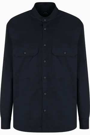 Armani Exchange Baumwollhemd mit bequemer Passform