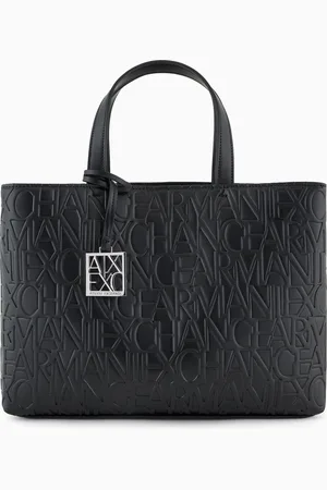 Armani Exchange Mittelgroßer Shopper mit Tragegriffen und Schultergurt