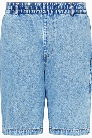 Armani Exchange Bermudashorts aus Stretch-Denim