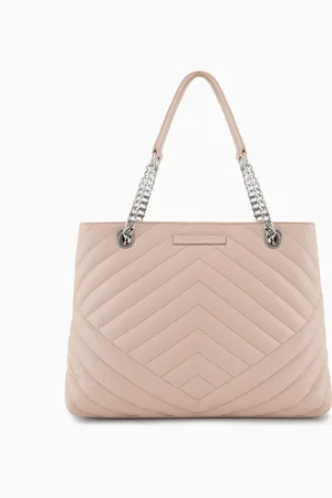 Armani Exchange Matelassé-Shopper mit Kettengriffen