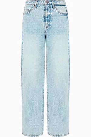 Armani Exchange ASV – Jeans aus steifem Denim mit entspannter Passform