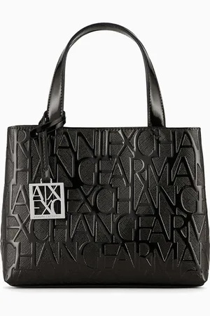 Armani Exchange Kleine Handtasche mit Allover-Logo