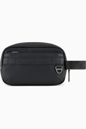 Armani Exchange Rechteckiger Kosmetikkoffer mit Haken