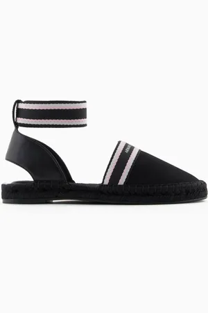 Armani Exchange Espadrilles mit Knöchelriemen