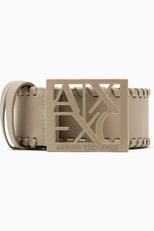 Armani Exchange Wildledergürtel mit Logo