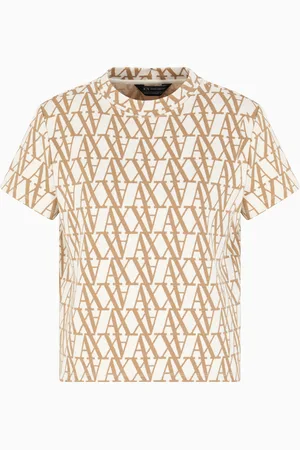 Armani Exchange Jacquard-T-Shirt mit Allover-Logo